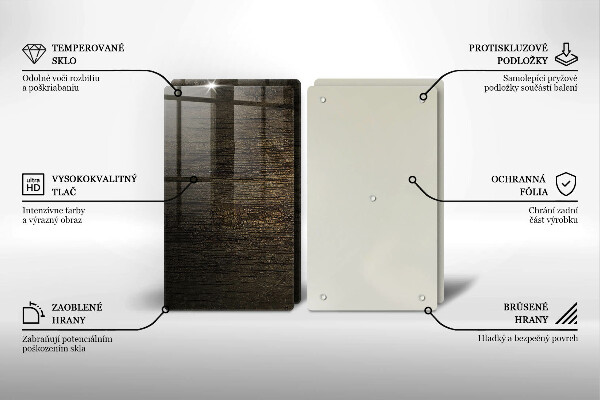 Protector pared cocina Textura de corteza de madera