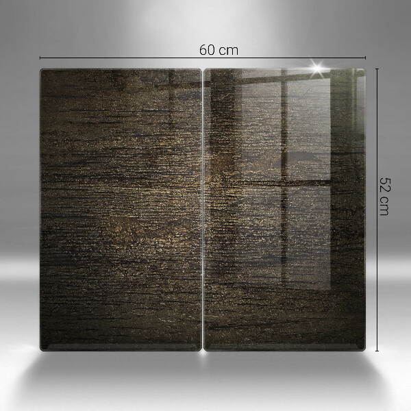 Protector pared cocina Textura de corteza de madera