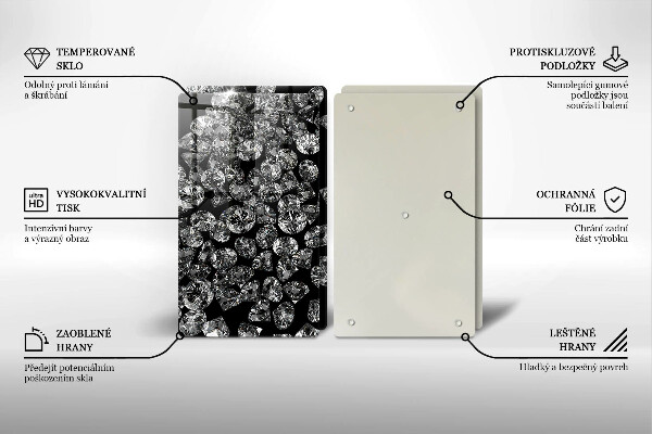 Protector pared cocina Diamantes diamantes