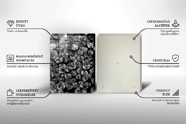 Protector pared cocina Diamantes diamantes