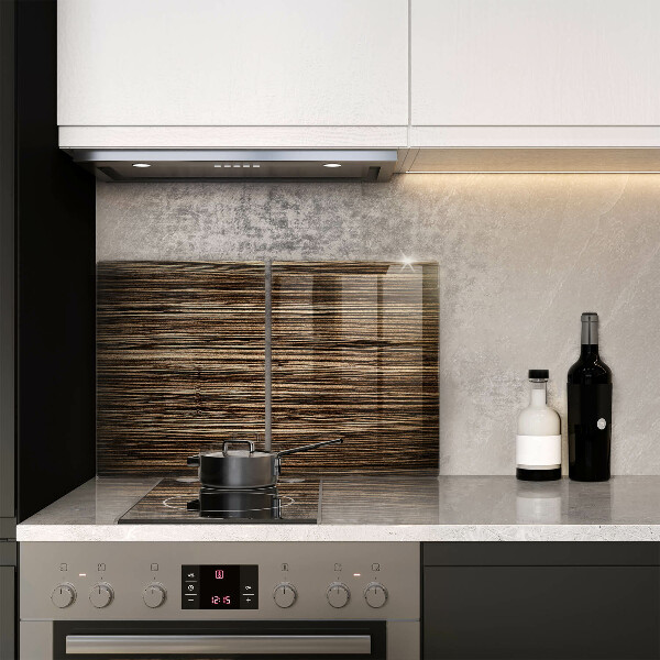 Protector pared cocina Textura de madera