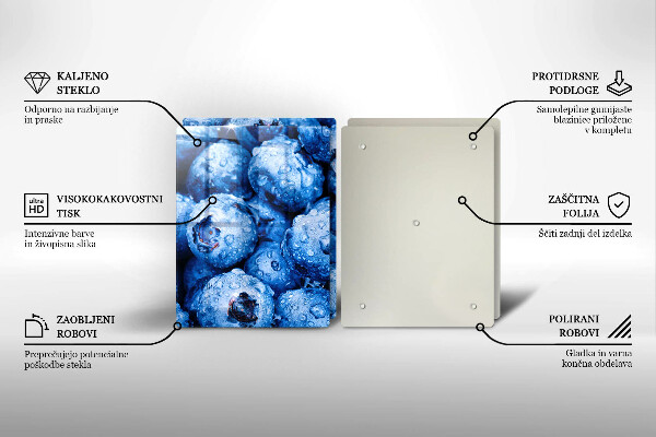 Protector pared cocina Arándanos jugosos