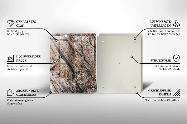 Protector pared cocina Estructura de madera