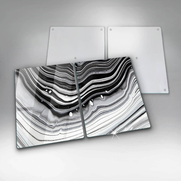 Protector pared cocina Abstracción de tinta