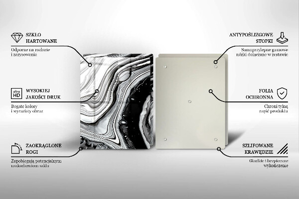 Protector pared cocina Abstracción de tinta