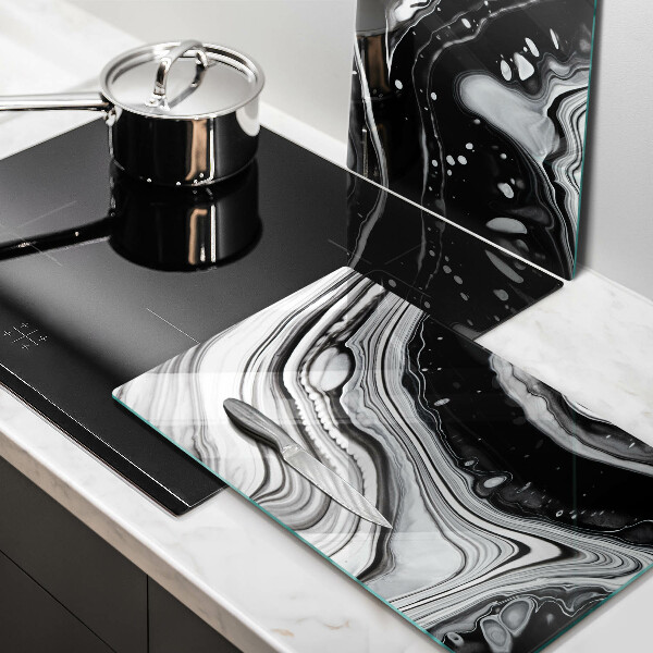 Protector pared cocina Abstracción de tinta