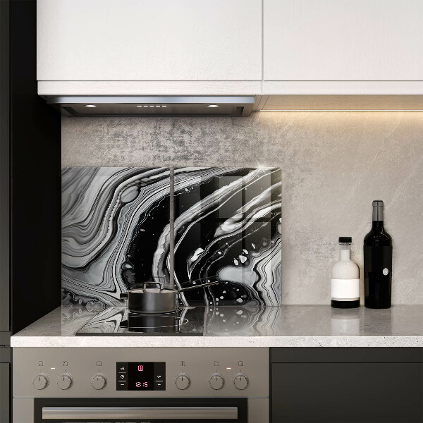 Protector pared cocina Abstracción de tinta
