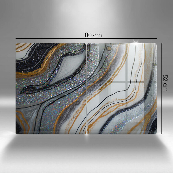 Protector pared cocina Roca con oro