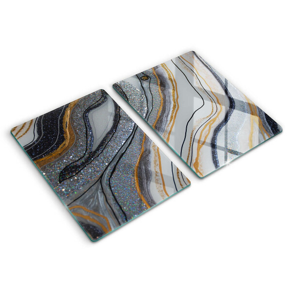 Protector pared cocina Roca con oro