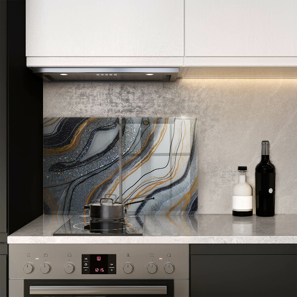 Protector pared cocina Roca con oro