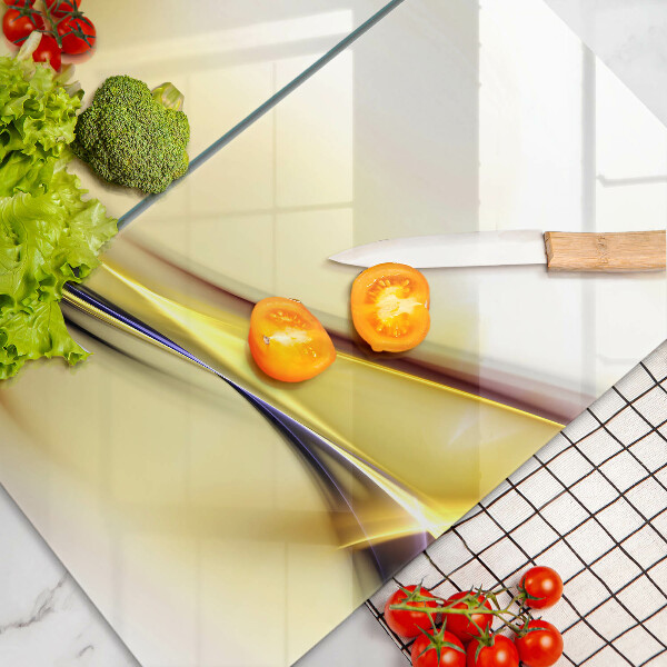 Protector pared cocina Líneas abstractas de luz