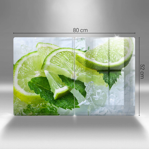 Protector pared cocina Lima menta y hielo