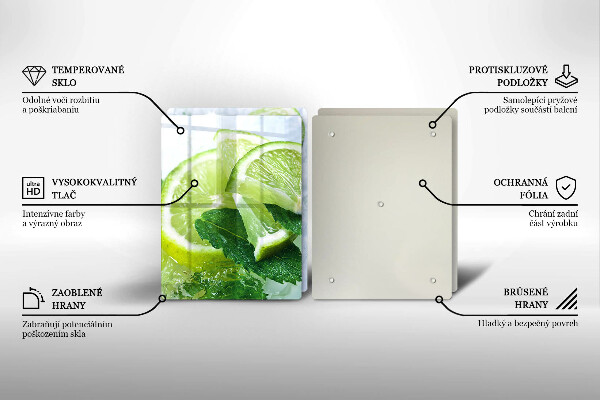 Protector pared cocina Lima menta y hielo