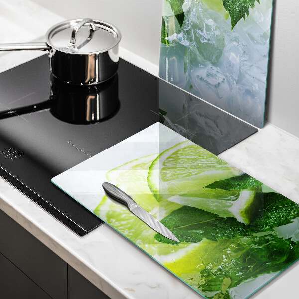 Protector pared cocina Lima menta y hielo