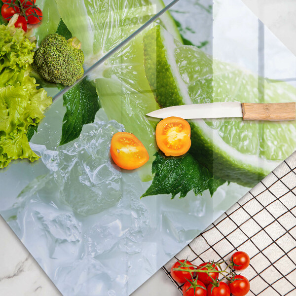 Protector pared cocina Lima menta y hielo