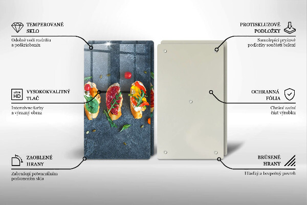 Protector pared cocina Sándwiches coloridos