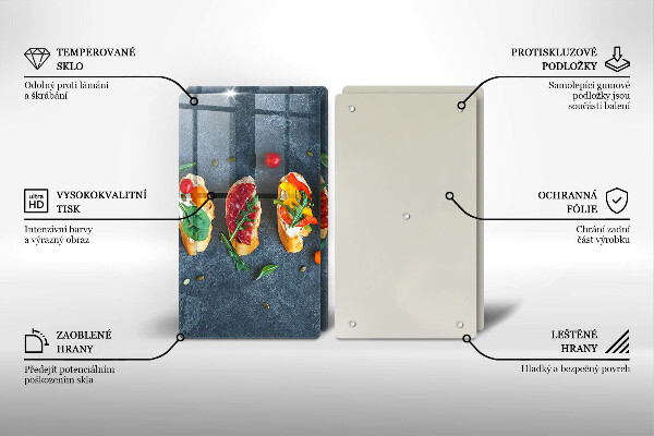 Protector pared cocina Sándwiches coloridos