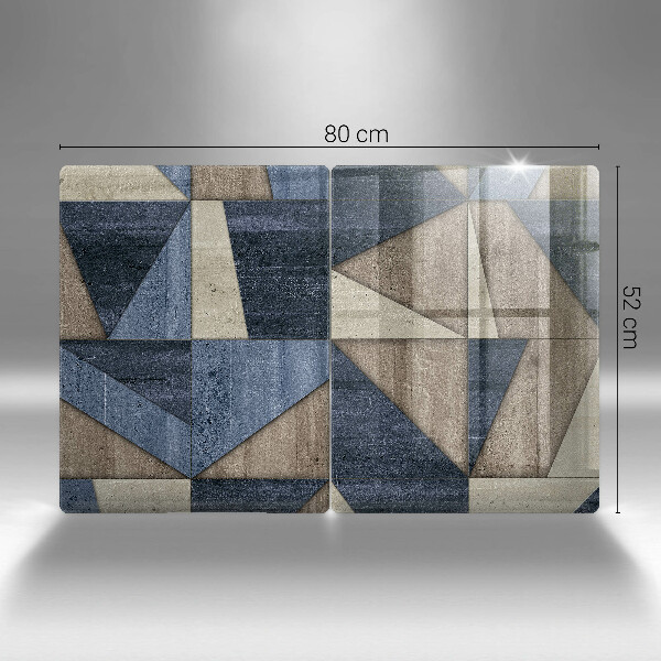 Protector pared cocina Abstracción geométrica