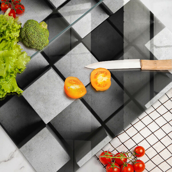 Protector pared cocina Fondo de geometría 3d