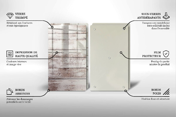 Protector pared cocina Tableros de madera viejos