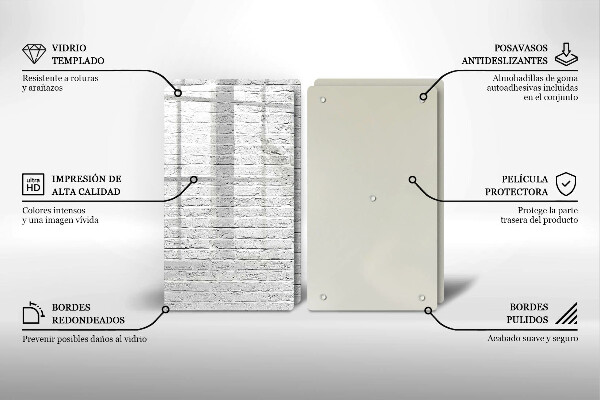 Protector pared cocina Pared de ladrillo