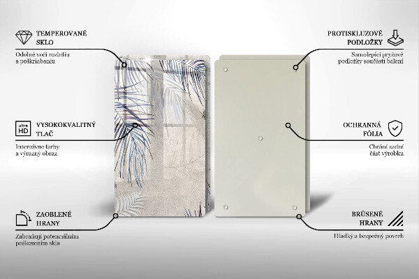 Protector pared cocina Hojas sutiles