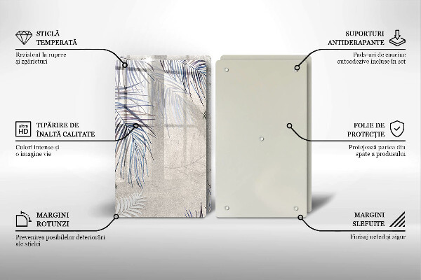 Protector pared cocina Hojas sutiles