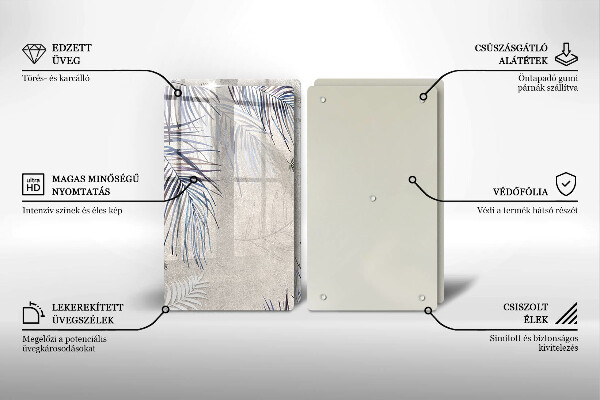 Protector pared cocina Hojas sutiles