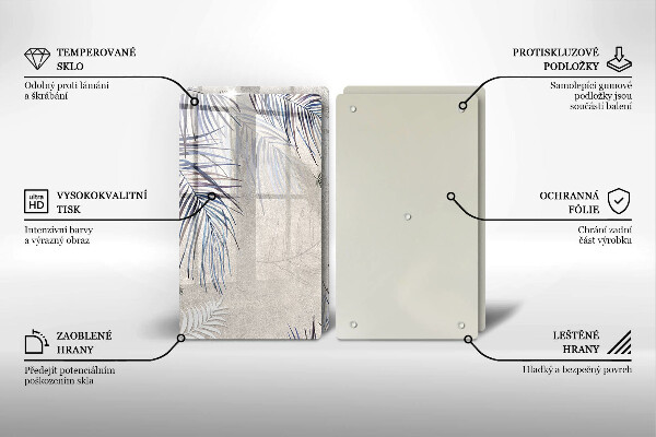 Protector pared cocina Hojas sutiles