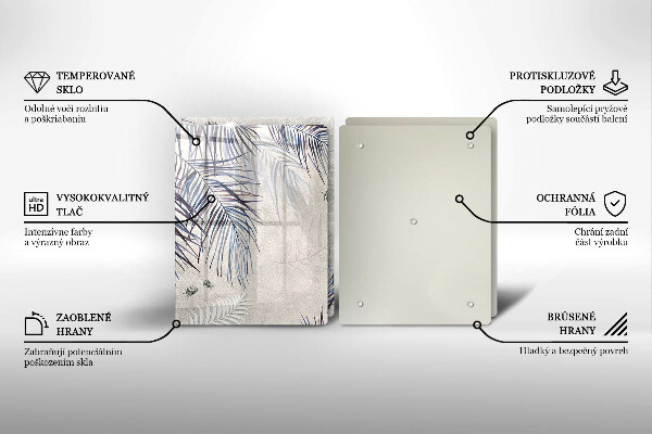 Protector pared cocina Hojas sutiles