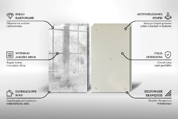 Protector pared cocina Textura de hormigón