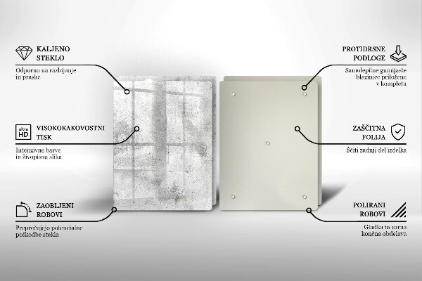 Protector pared cocina Textura de hormigón