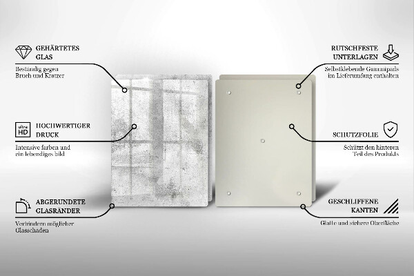 Protector pared cocina Textura de hormigón