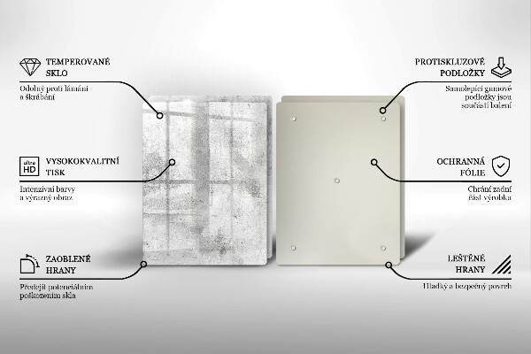 Protector pared cocina Textura de hormigón