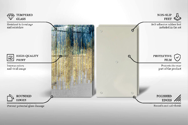 Protector pared cocina Abstracción del diseñador