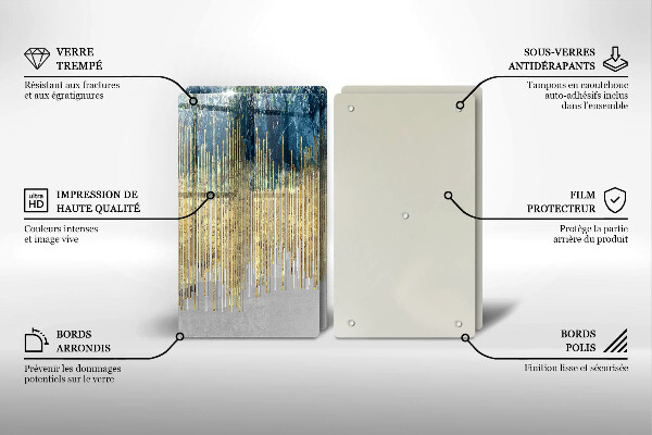 Protector pared cocina Abstracción del diseñador