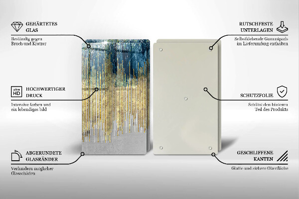 Protector pared cocina Abstracción del diseñador