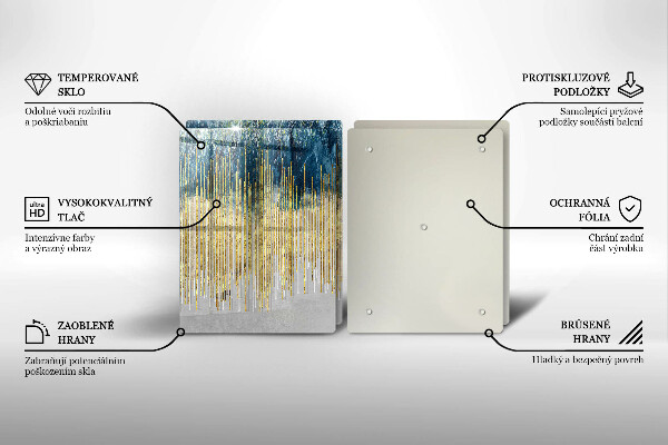 Protector pared cocina Abstracción del diseñador