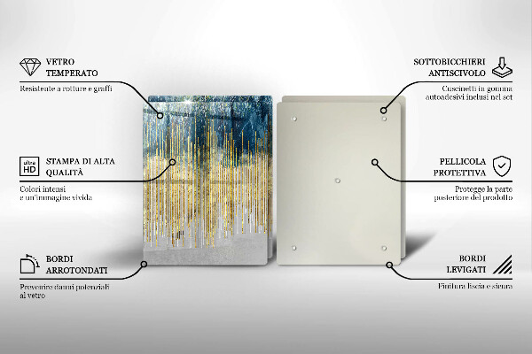 Protector pared cocina Abstracción del diseñador