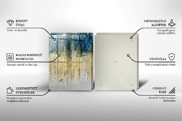 Protector pared cocina Abstracción del diseñador