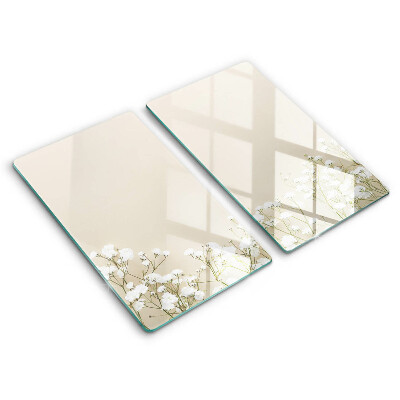 Protector pared cocina Flores boho de yeso