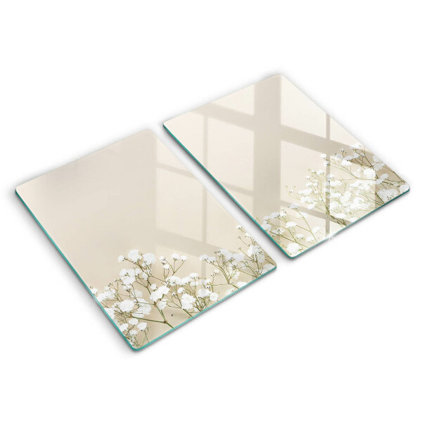 Protector pared cocina Flores boho de yeso