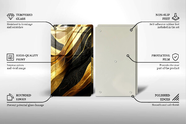 Protector pared cocina Abstracción elegante