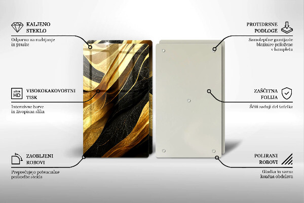 Protector pared cocina Abstracción elegante