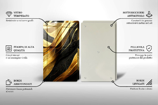 Protector pared cocina Abstracción elegante