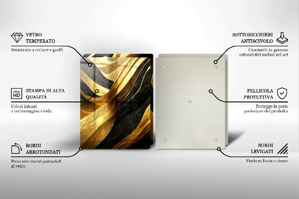 Protector pared cocina Abstracción elegante