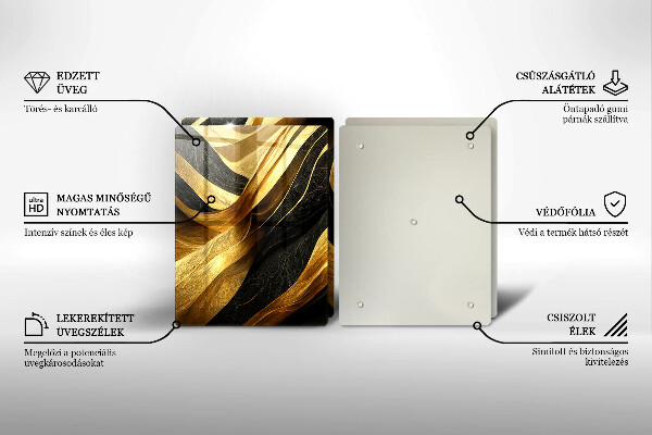 Protector pared cocina Abstracción elegante