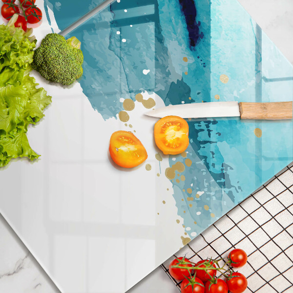 Protector pared cocina Manchas azules