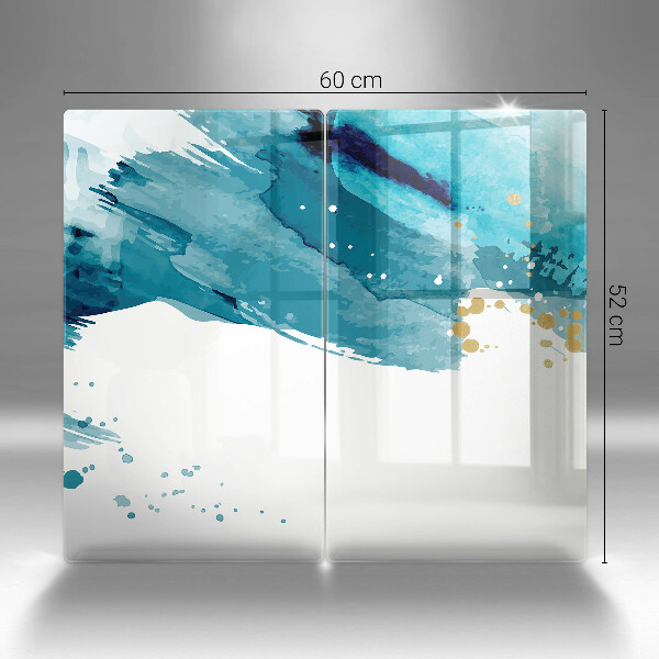 Protector pared cocina Manchas azules