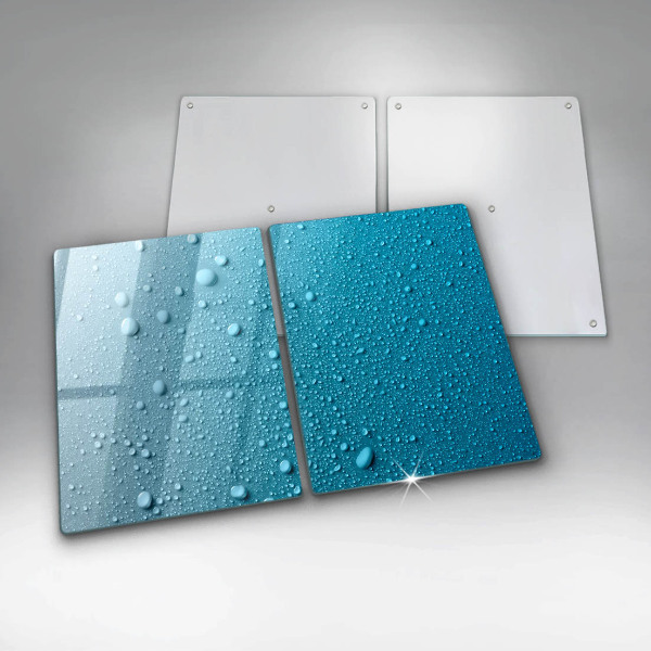 Protector pared cocina Gotas de agua